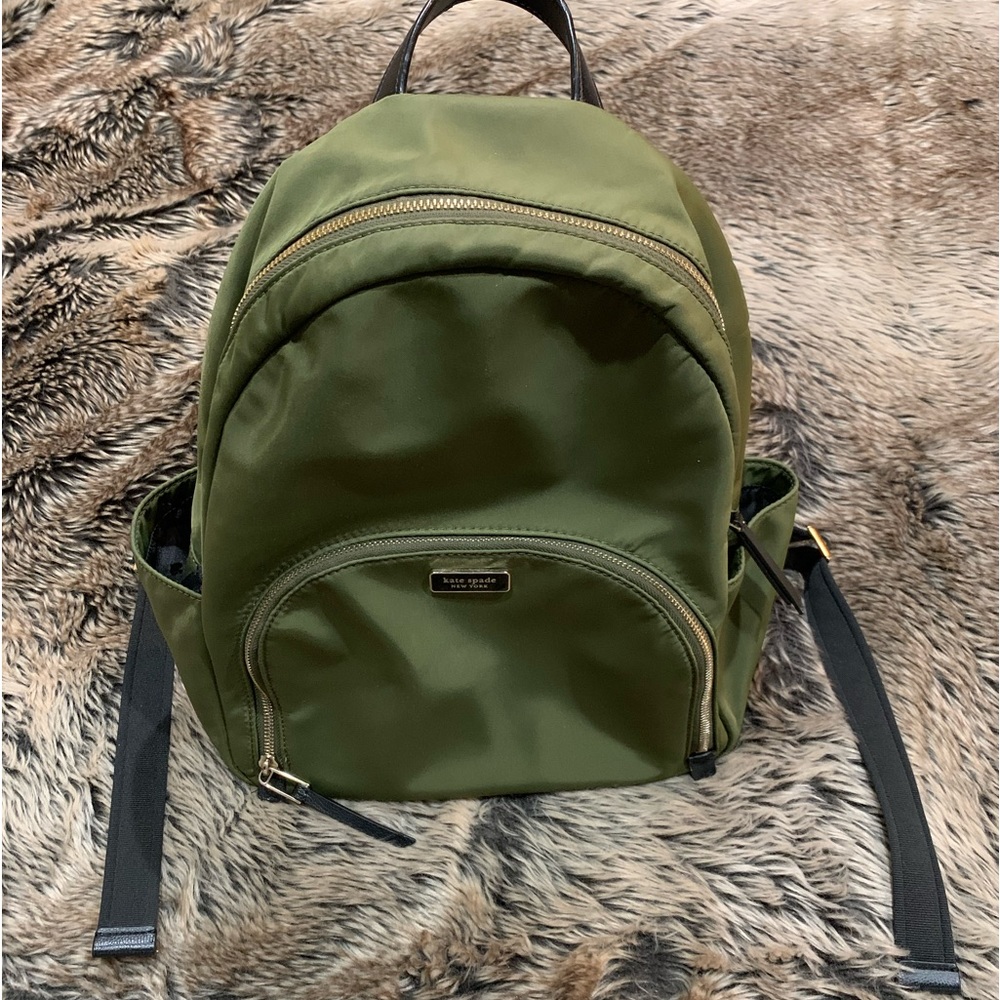 Kate Spade Forest Green Backpack